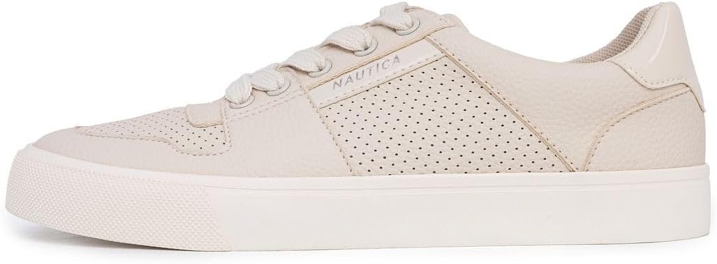 image:imageNautica Women Fashion Sneaker LaceUp Tennis Casual Shoes for LadiesCreamivywood