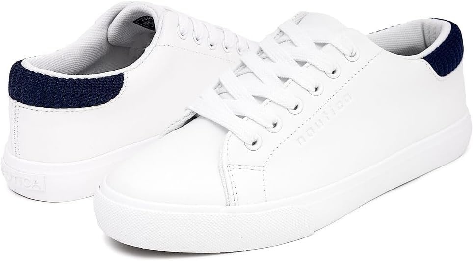 image:imageNautica Women Fashion Sneaker LaceUp Tennis Casual Shoes for LadiesVincawhite Navy