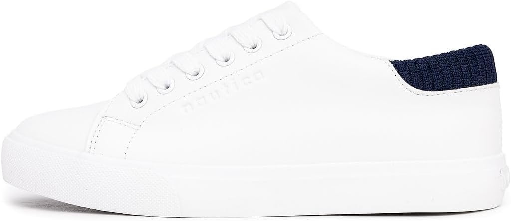image:imageNautica Women Fashion Sneaker LaceUp Tennis Casual Shoes for LadiesVincawhite Navy
