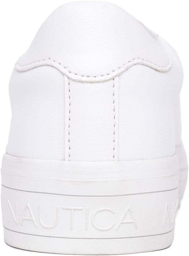 image:imageNautica Women Fashion Sneaker LaceUp Tennis Casual Shoes for LadiesWinafredwhiteWhite