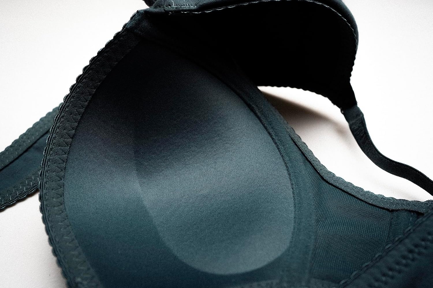 image:imageNautica Womens 3Pack Bras Cotton Blend Light Lift Everyday TShirt Bra SetMoon RayMd Heather GreyChainmetal