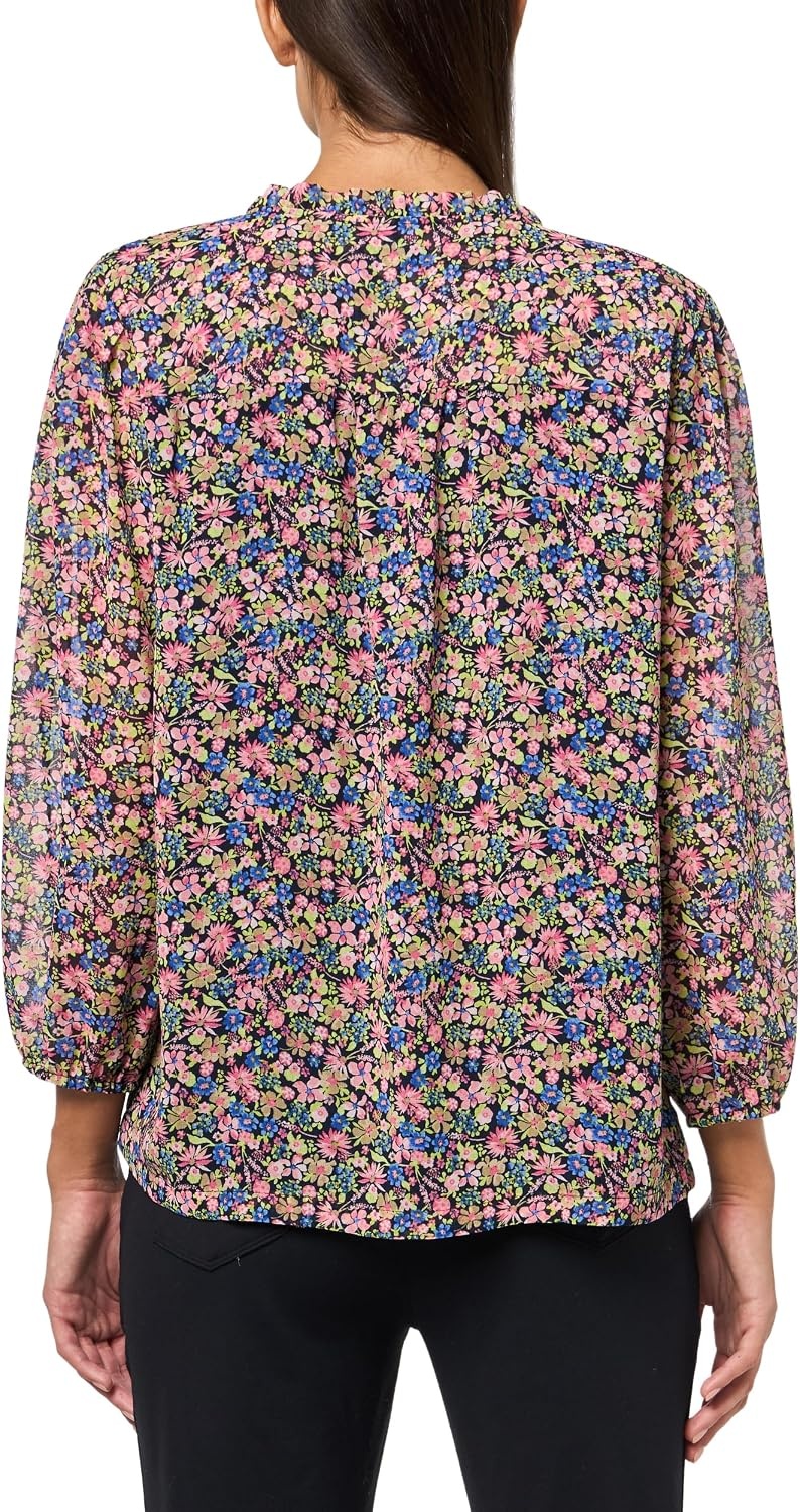 image:imageNautica Womens 5Button Short Sleeve Breathable 100 Cotton Polo ShirtConfetti Multi