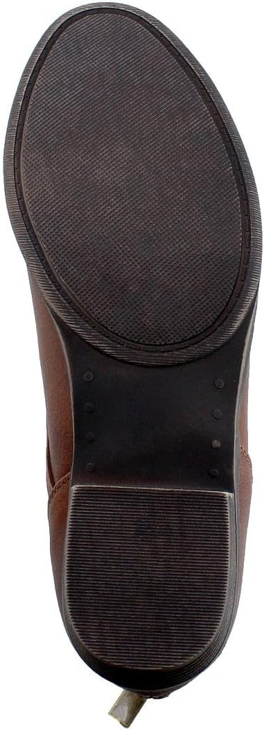 image:imageNautica Womens Ankle Boot with Side Zipper Stylish Dress Boot for Women Featuring a Low Heel Chic Design and Versatile Sizing The Perfect Ankle Bootie for Dressy and Casual Occasions AlaraCognacbraid