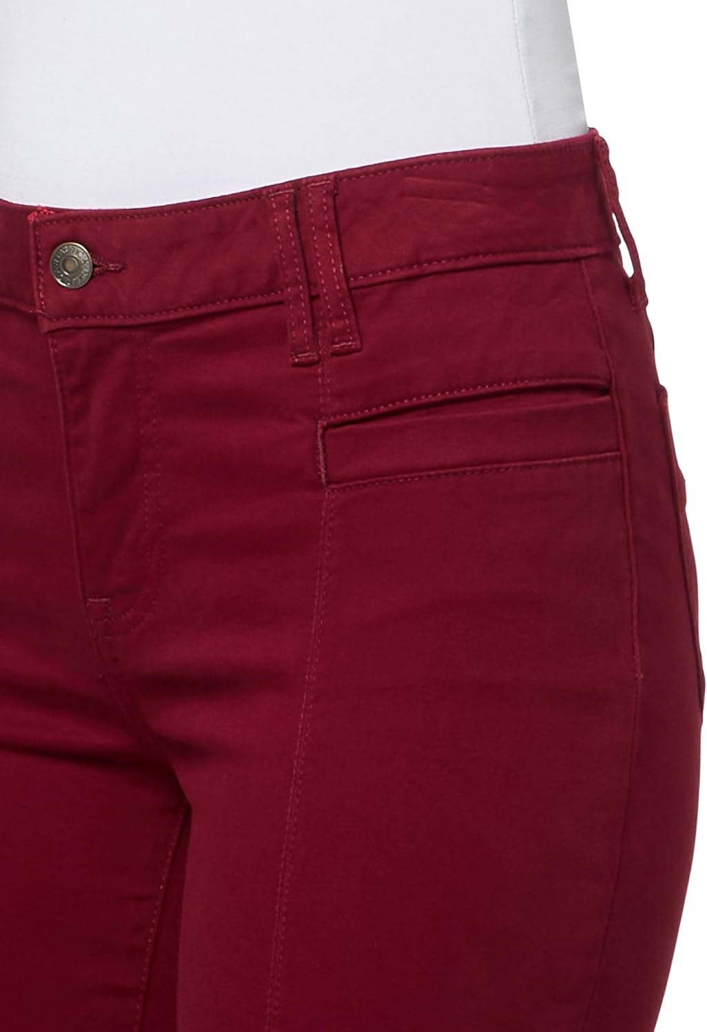 image:imageNautica Womens Ankle Length Stretch Demi Boot PantDeep Rouge