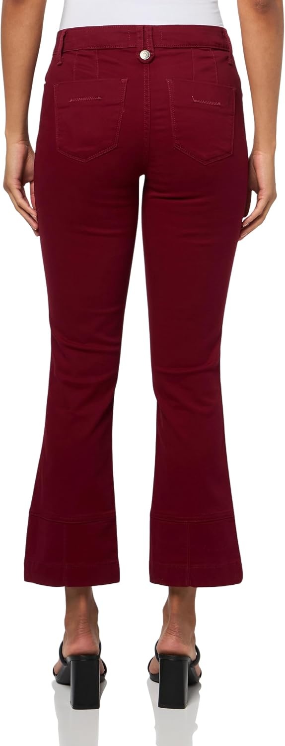 image:imageNautica Womens Ankle Length Stretch Demi Boot PantDeep Rouge