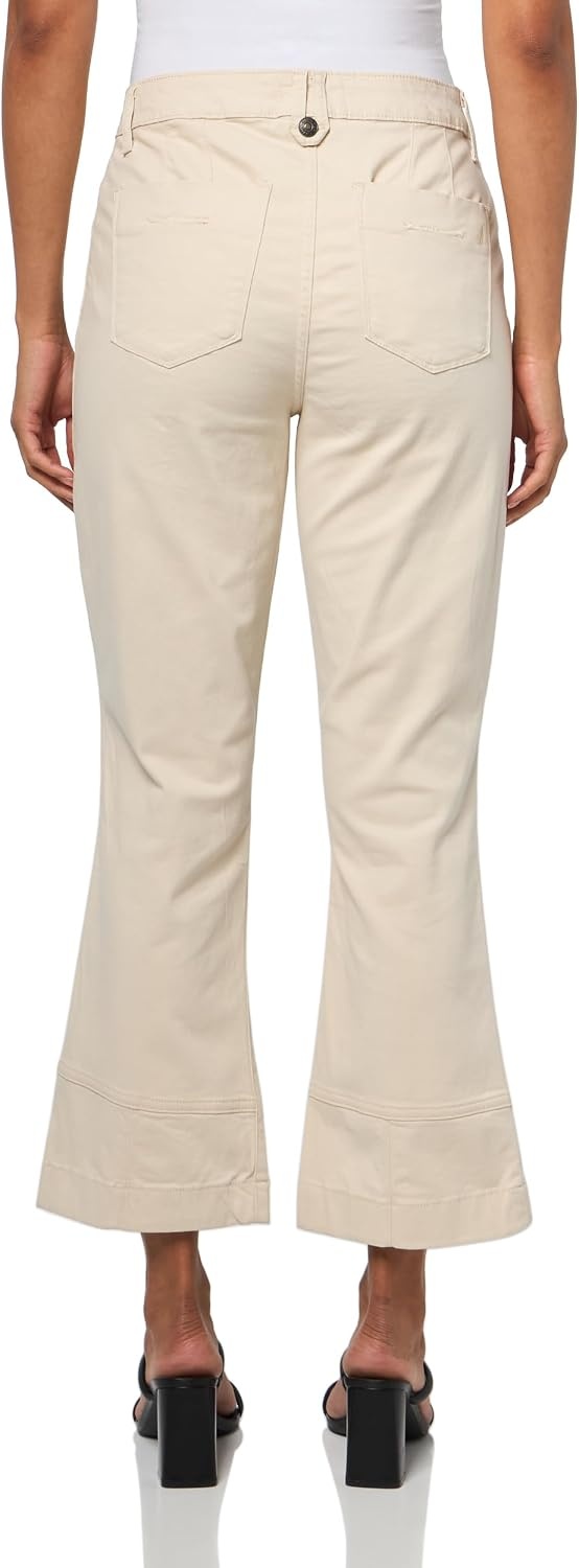 image:imageNautica Womens Ankle Length Stretch Demi Boot PantWhite Swan
