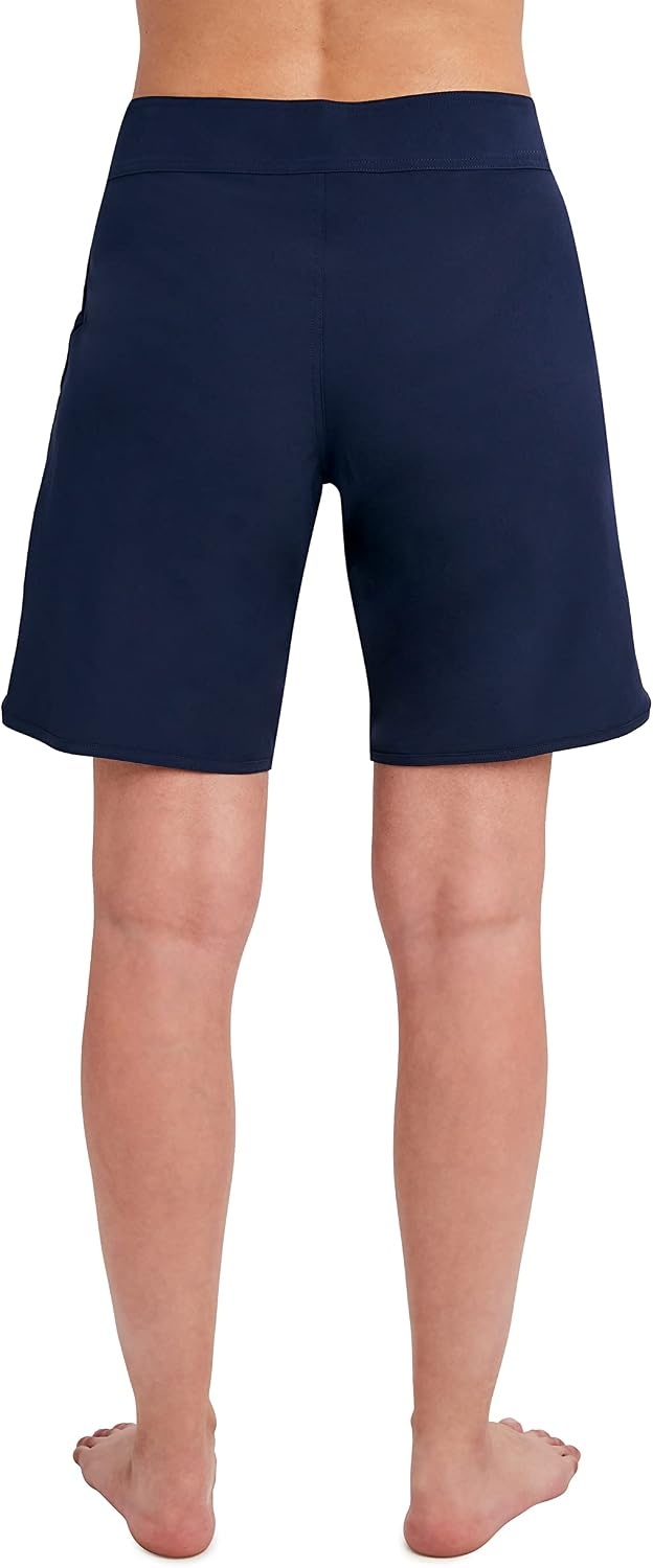 image:imageNautica Womens Board Shorts 9 Inseam Quick Dry Swim Shorts Swimsuit Bottom Bikini Cover Up BeachwearDeep Sea