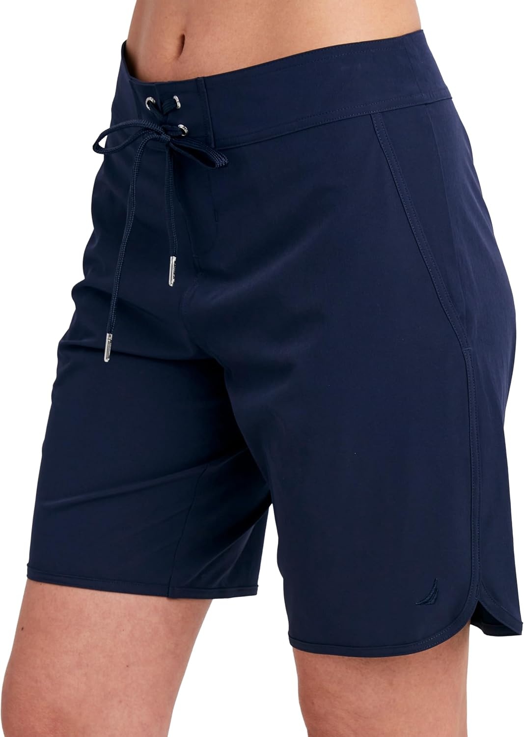 image:imageNautica Womens Board Shorts 9 Inseam Quick Dry Swim Shorts Swimsuit Bottom Bikini Cover Up BeachwearMarine