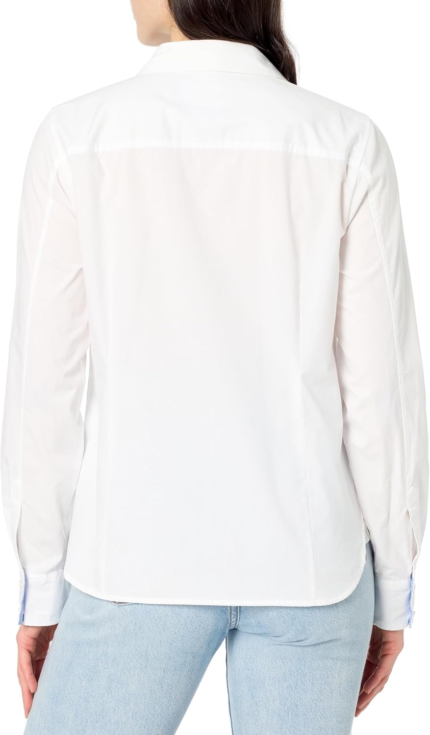 image:imageNautica Womens Button Front Long Sleeve Roll Tab ShirtBright White