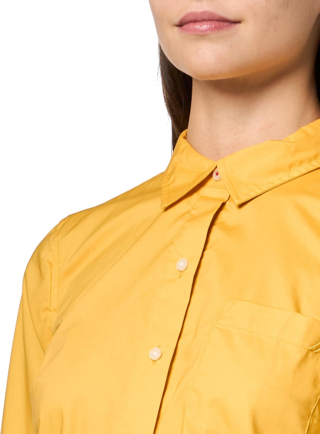 image:imageNautica Womens Button Front Long Sleeve Roll Tab ShirtDeep Maize