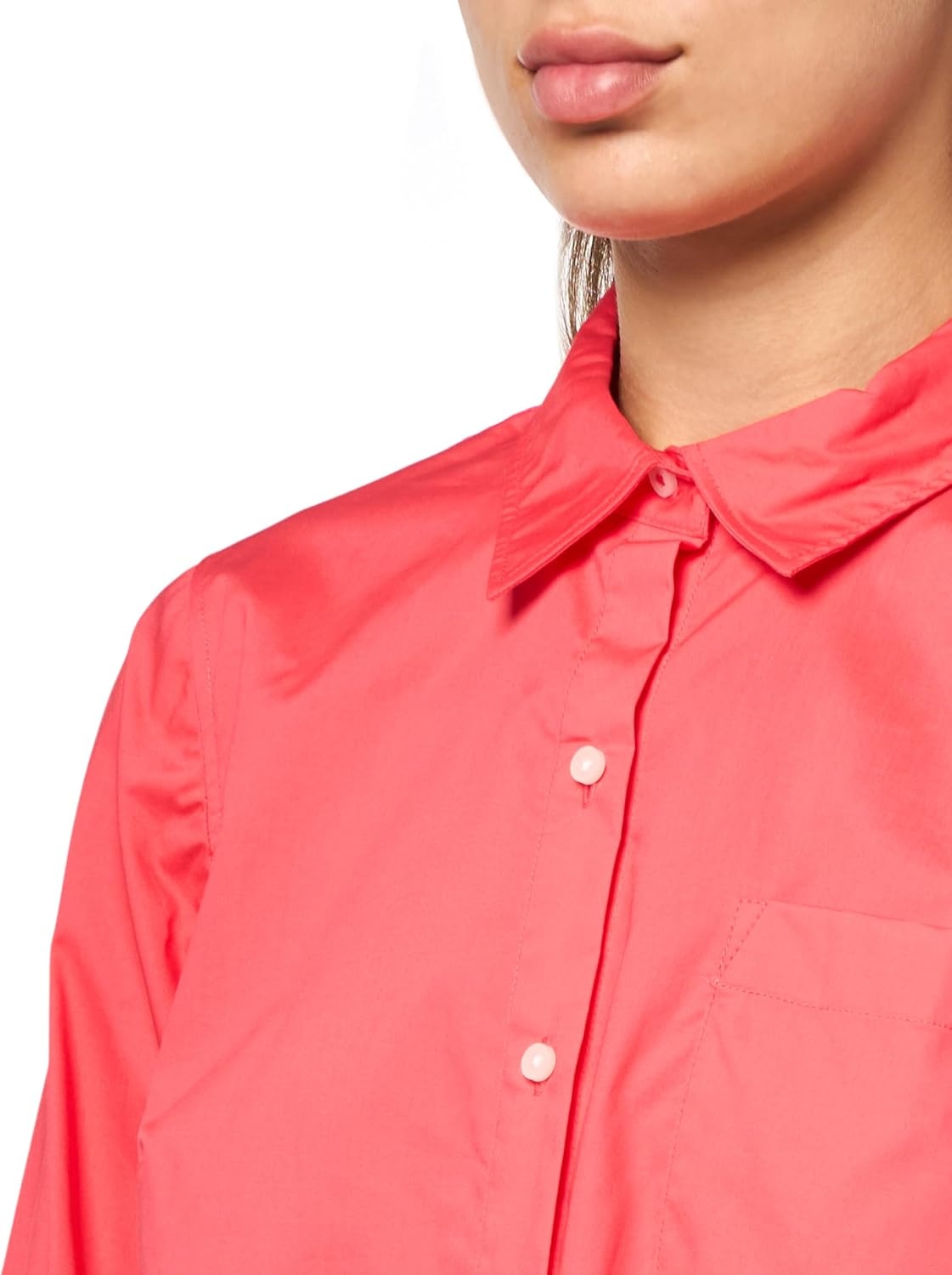 image:imageNautica Womens Button Front Long Sleeve Roll Tab ShirtParadise Pink