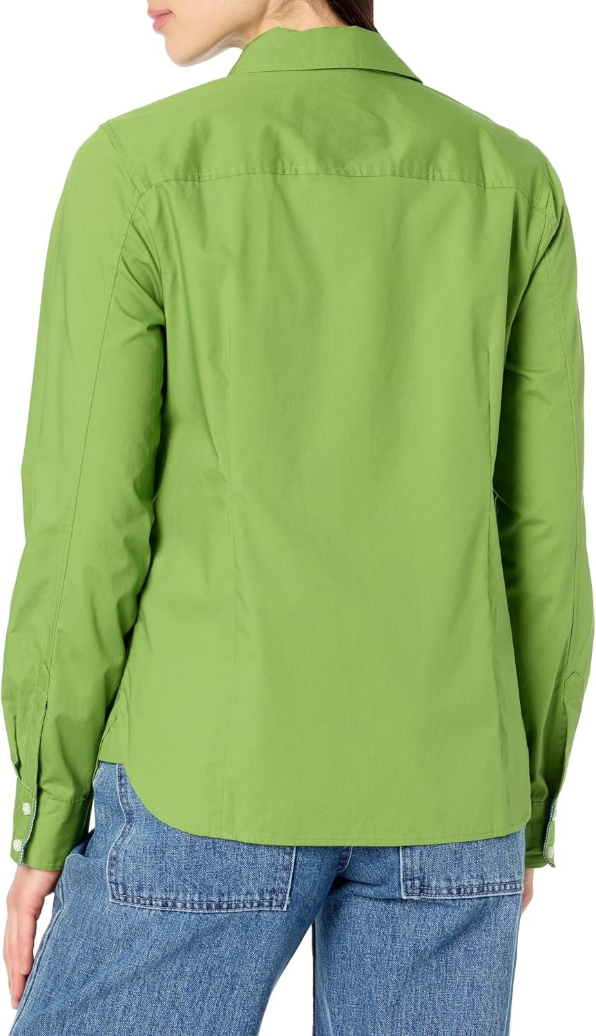 image:imageNautica Womens Button Front Long Sleeve Roll Tab ShirtSalted Lime