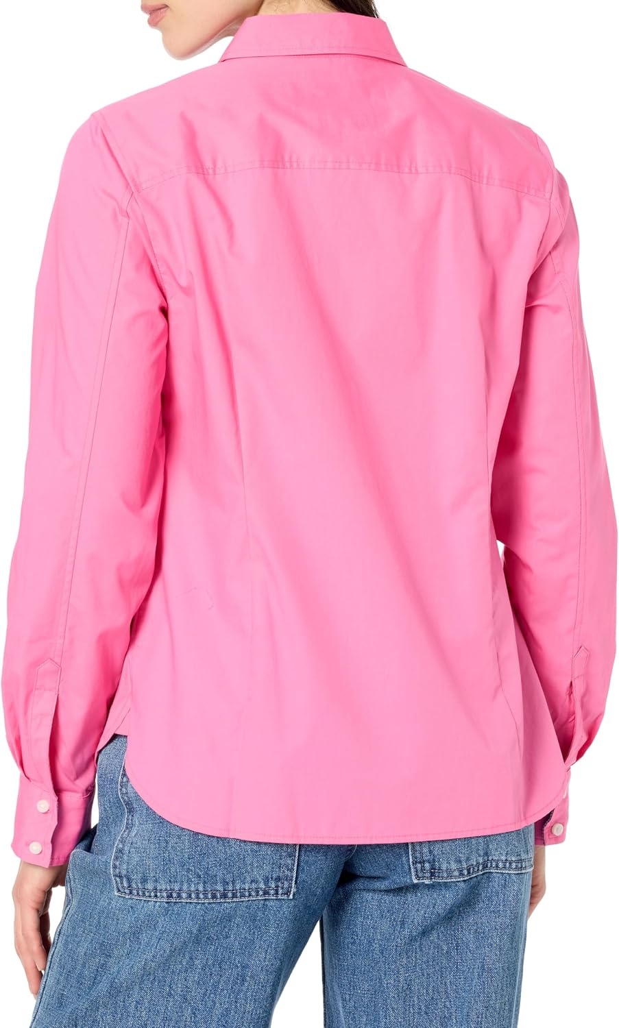 image:imageNautica Womens Button Front Long Sleeve Roll Tab ShirtSangria Sunset