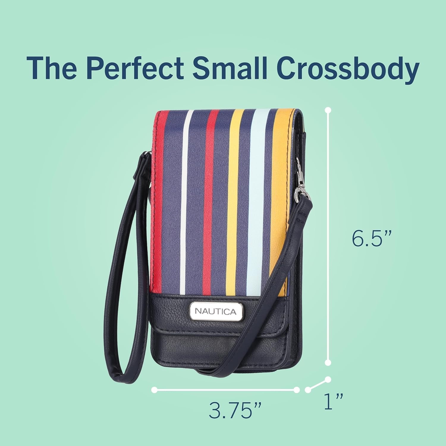 image:imageNautica Womens Catalina Crossbody Wallet One Size