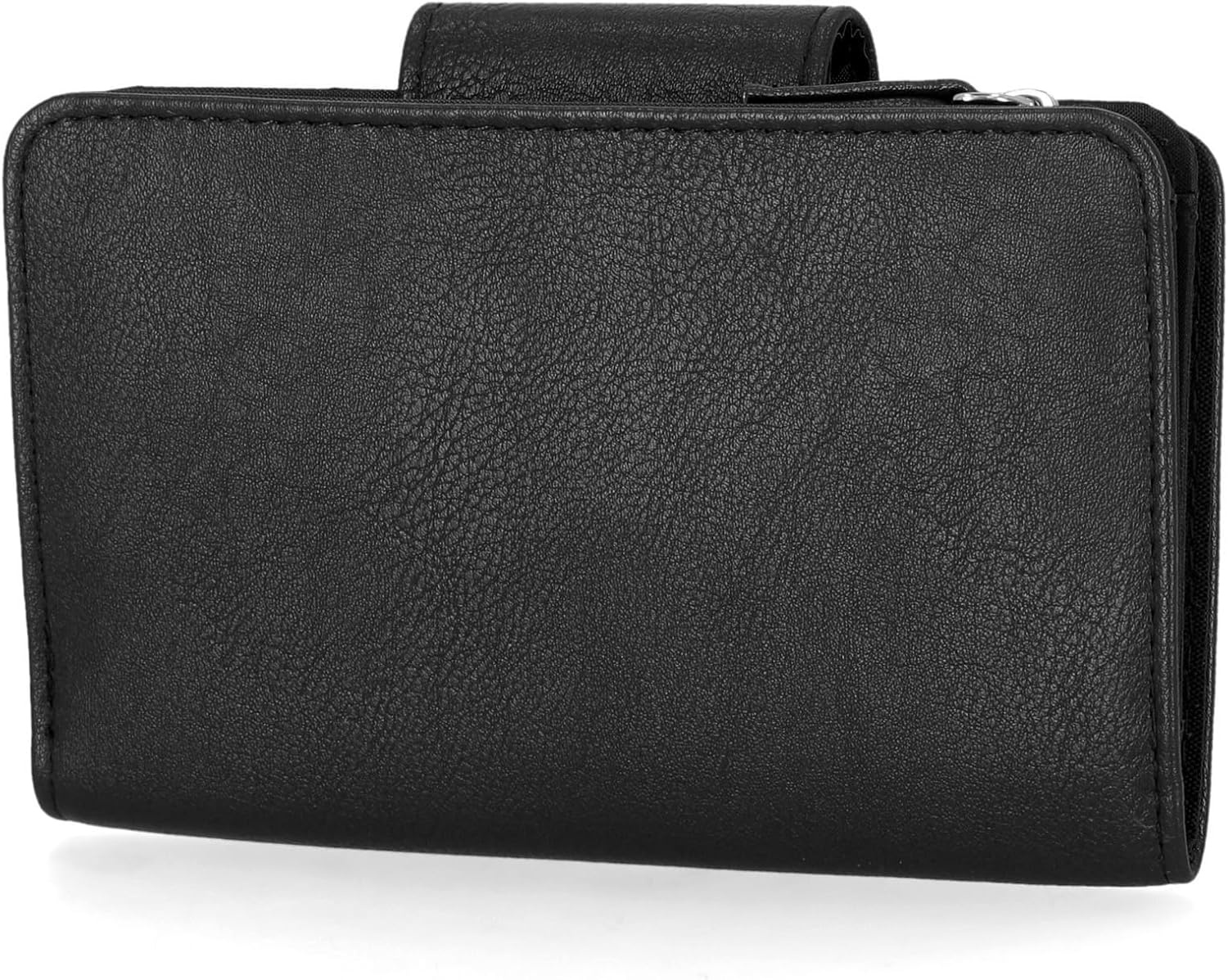image:imageNautica Womens Close Reach Vegan Leather RFID Wallet Small Credit Card Holder Purse with Zipper Coin Pocket and ID Window in BlackBlack