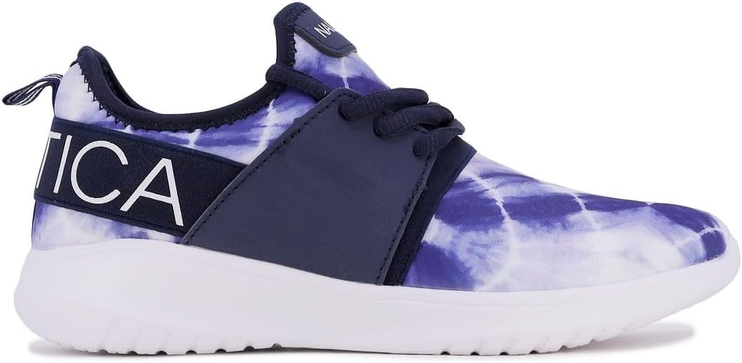 image:imageNautica Womens Fashion Sneaker LaceUp Jogger Running Shoe Casual Walking Tennis SneakerBlue Tie Dye