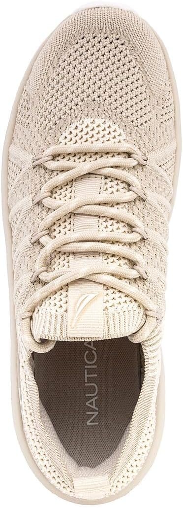 image:imageNautica Womens Fashion Sneaker LaceUp Running Shoe Casual Max Cushioning Walking Tennis SneakerKhakithemba