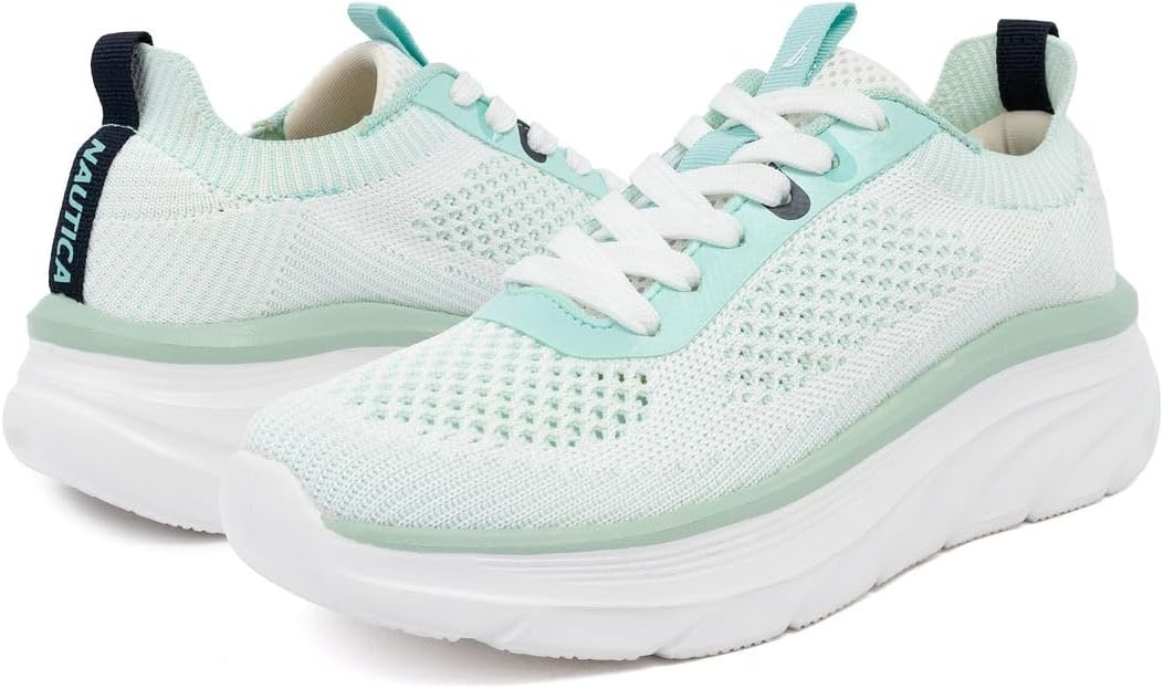 image:imageNautica Womens Fashion Sneaker LaceUp Running Shoe Casual Max Cushioning Walking Tennis SneakerMintvenera