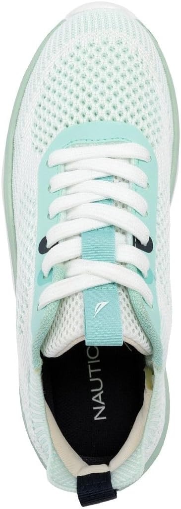 image:imageNautica Womens Fashion Sneaker LaceUp Running Shoe Casual Max Cushioning Walking Tennis SneakerMintvenera