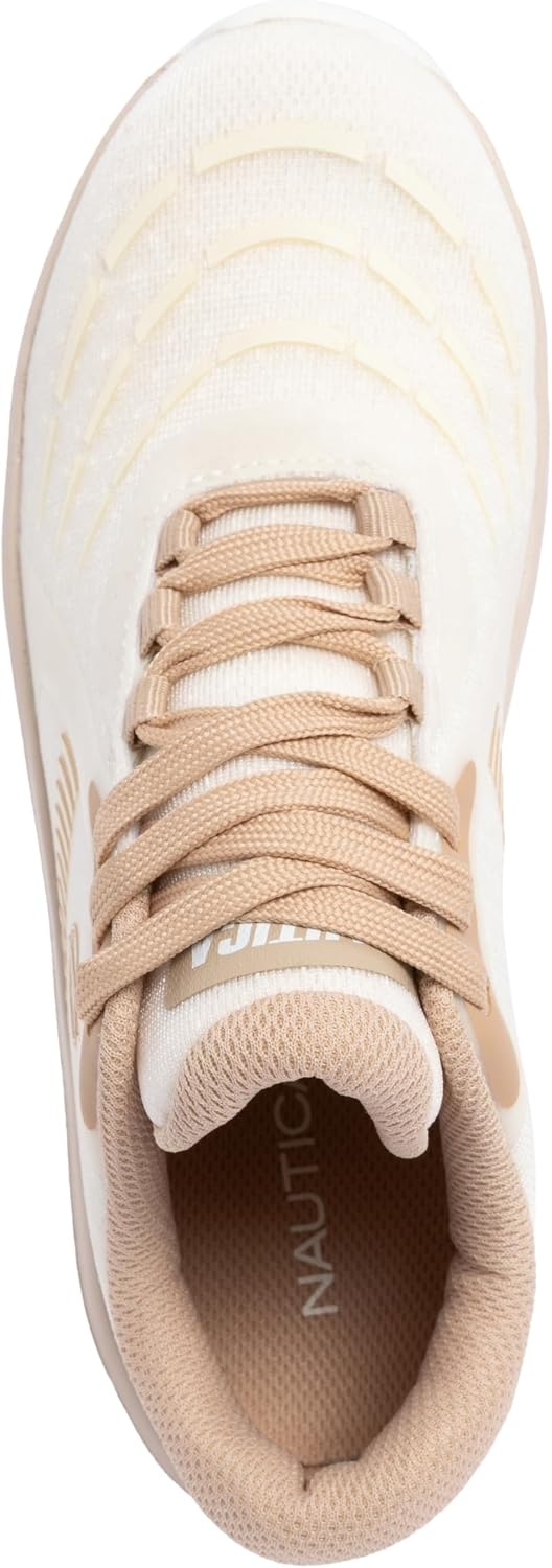 image:imageNautica Womens Fashion Sneaker LaceUp Running Shoe Casual Max Cushioning Walking Tennis SneakerSanddiamon