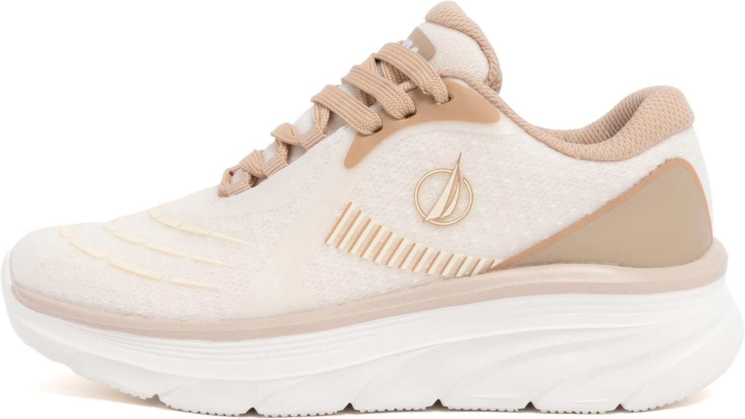 image:imageNautica Womens Fashion Sneaker LaceUp Running Shoe Casual Max Cushioning Walking Tennis SneakerSanddiamon