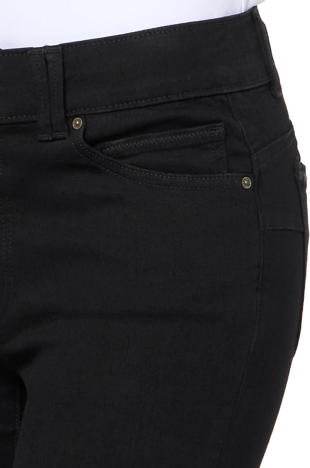 image:imageNautica Womens High Rise Skinny Mid Rise JeansBlack