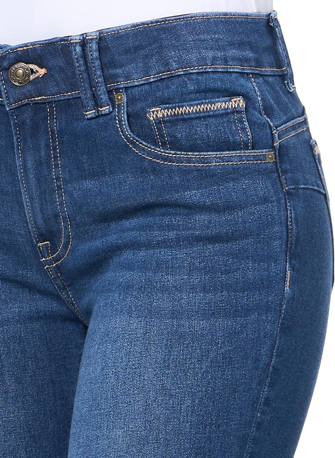 image:imageNautica Womens High Rise Skinny Mid Rise JeansLiberty Wash