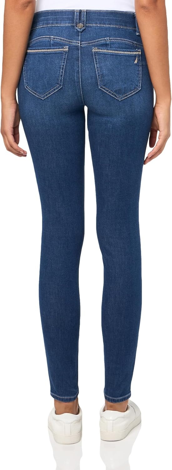 image:imageNautica Womens High Rise Skinny Mid Rise JeansNiagra Wash