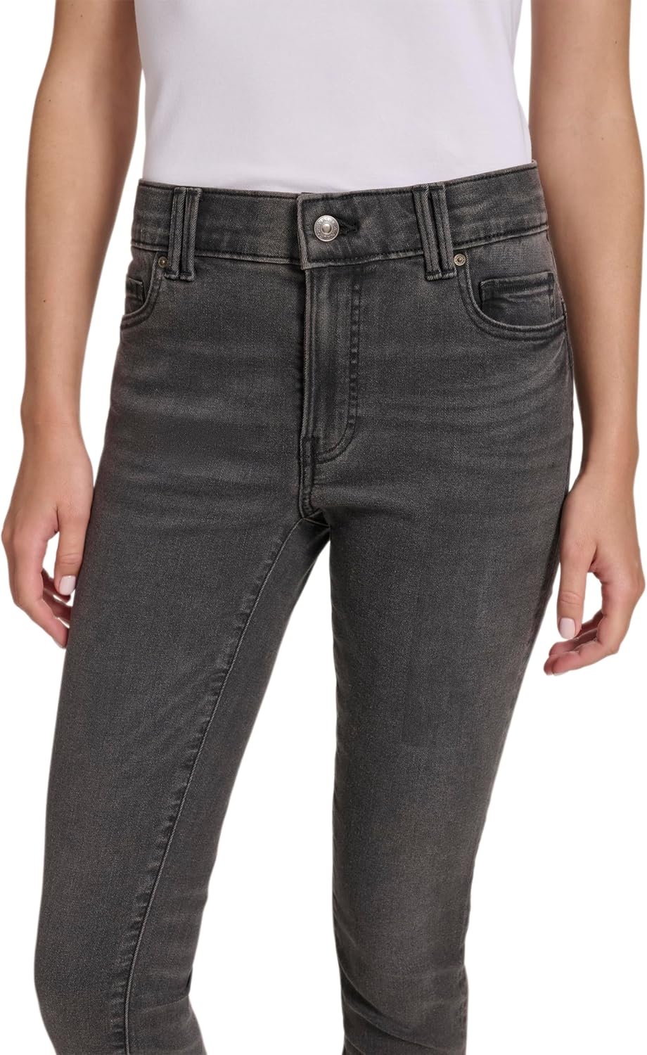 image:imageNautica Womens High Rise Skinny Mid Rise JeansVoyage Wash