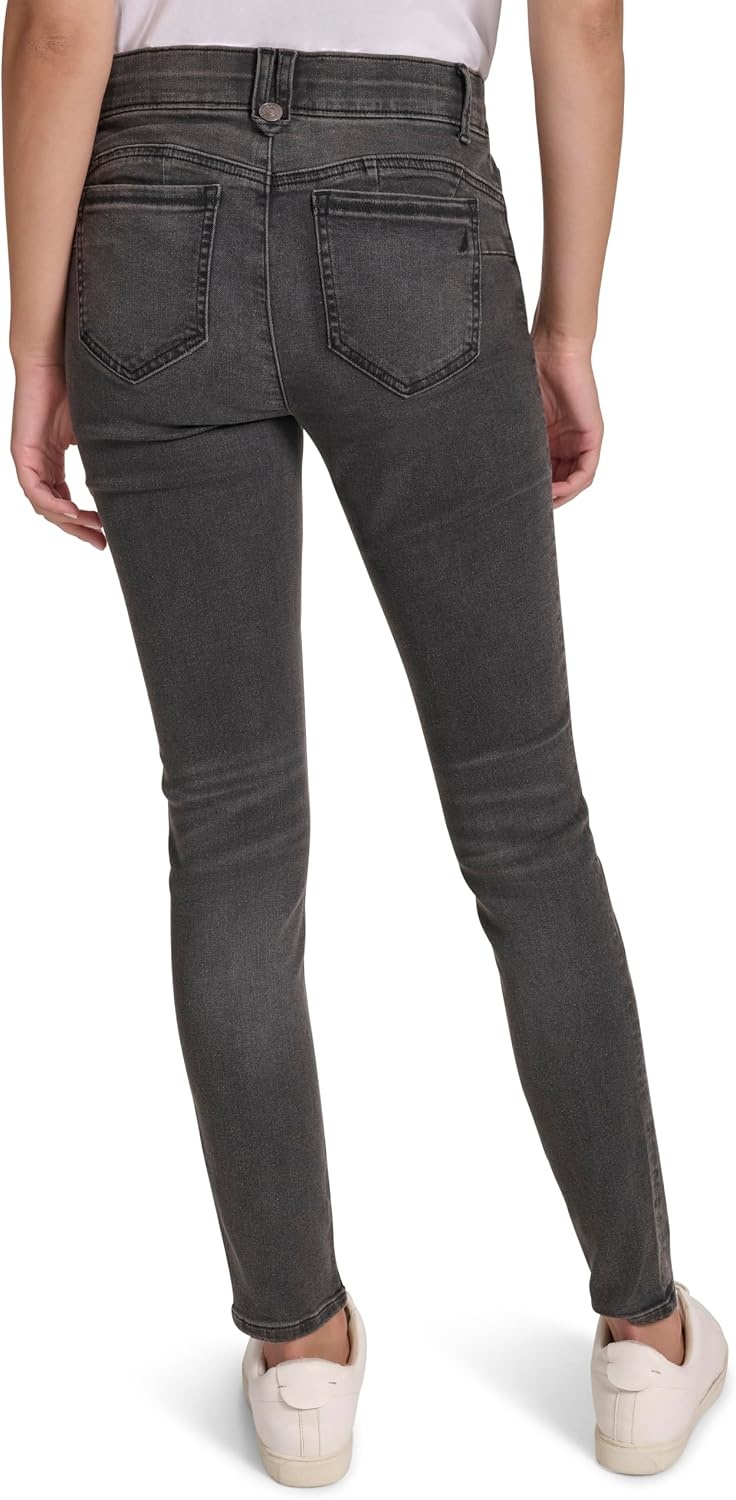 image:imageNautica Womens High Rise Skinny Mid Rise JeansVoyage Wash
