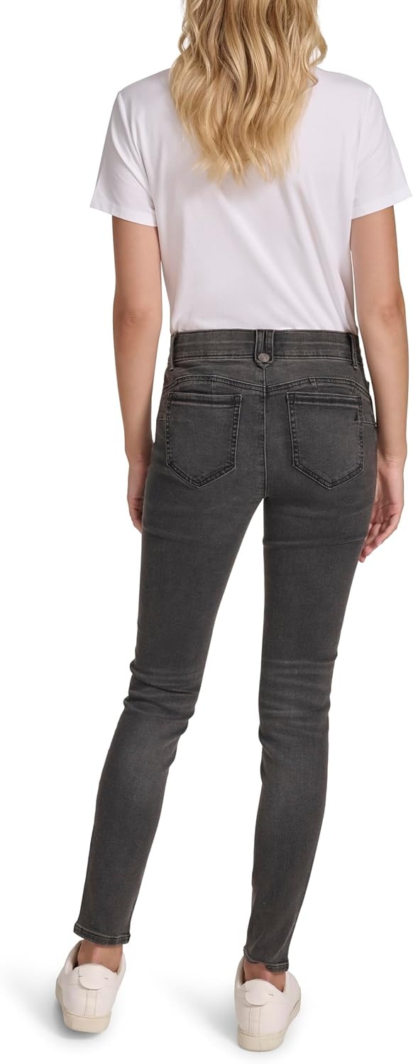 image:imageNautica Womens High Rise Skinny Mid Rise JeansVoyage Wash