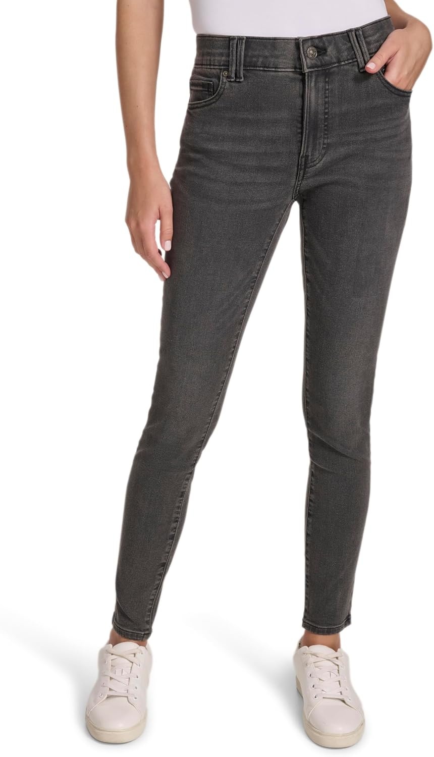 image:imageNautica Womens High Rise Skinny Mid Rise JeansVoyage Wash
