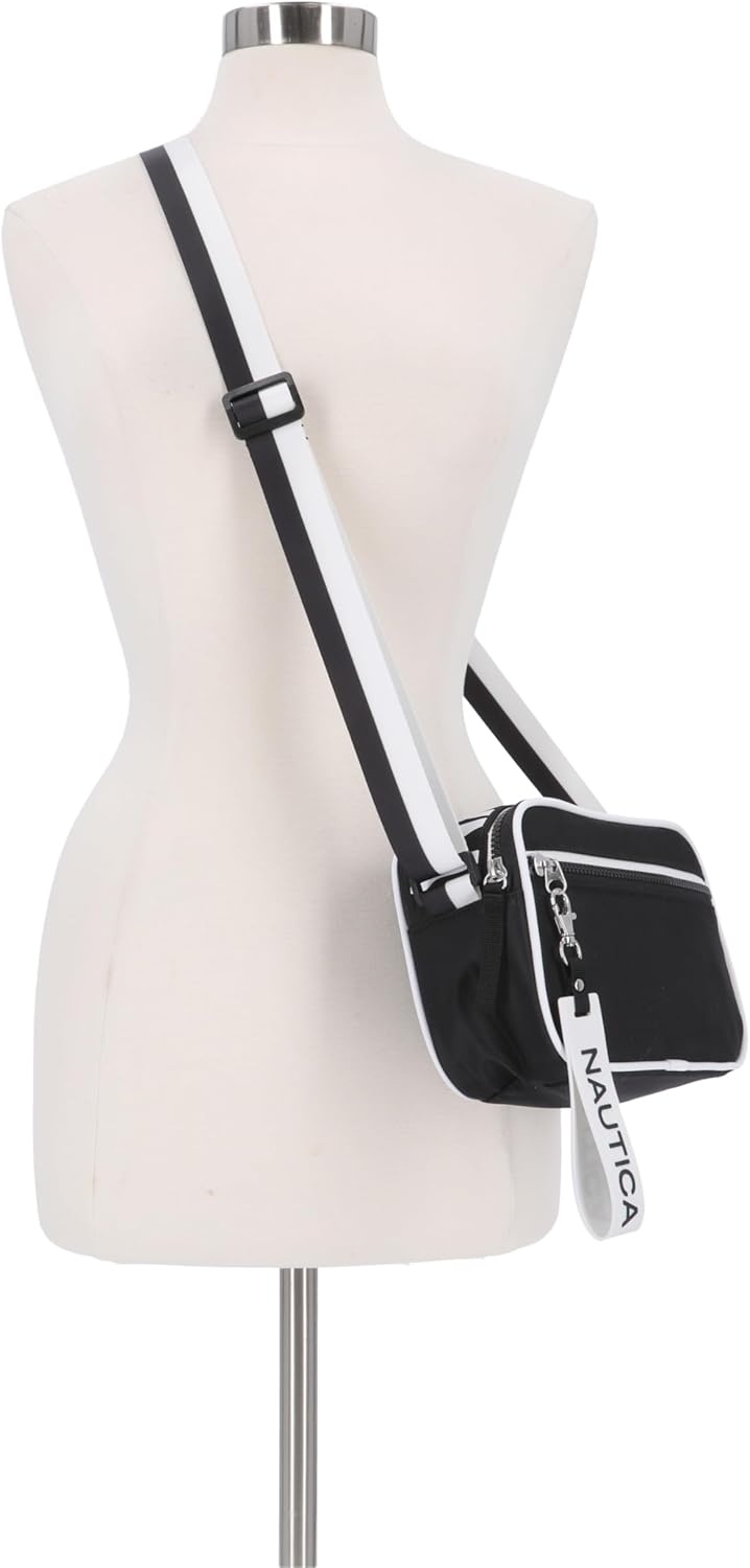 image:imageNautica Womens High Seas Camera CrossbodyBilateral Black