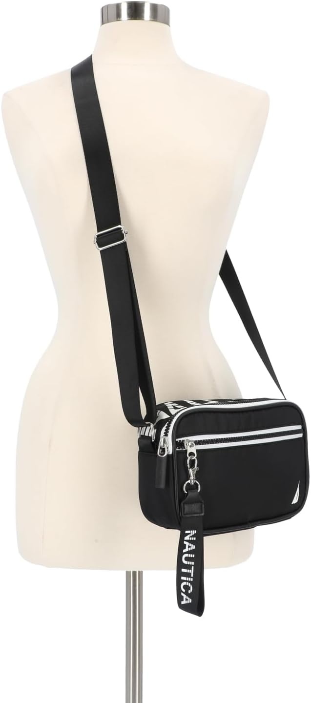 image:imageNautica Womens High Seas Camera CrossbodyBlack