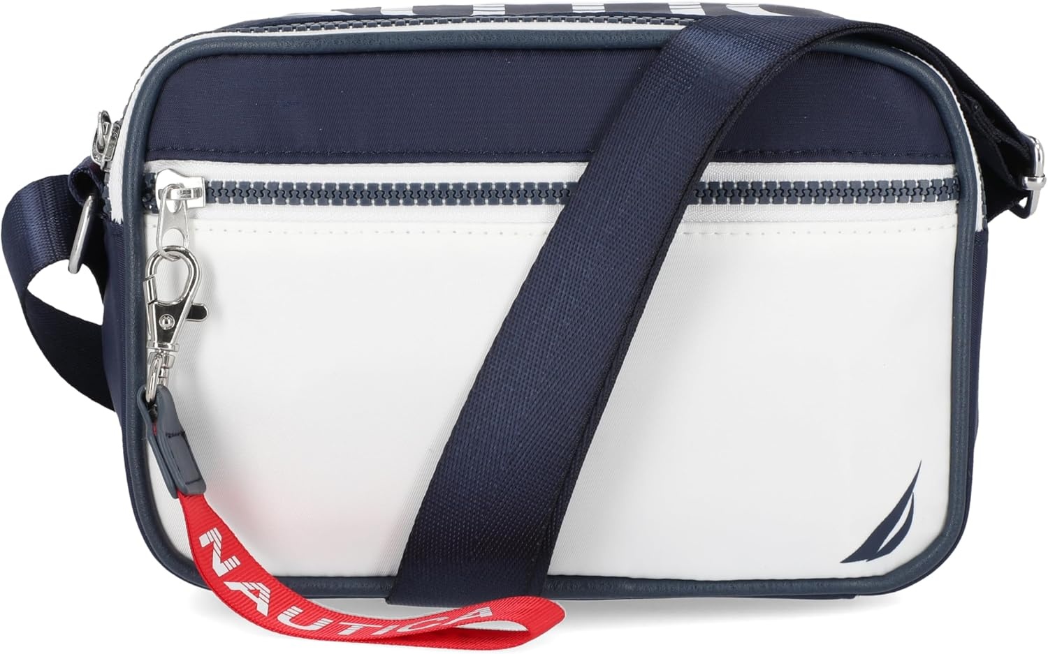 image:imageNautica Womens High Seas Camera CrossbodyIndigoWhite