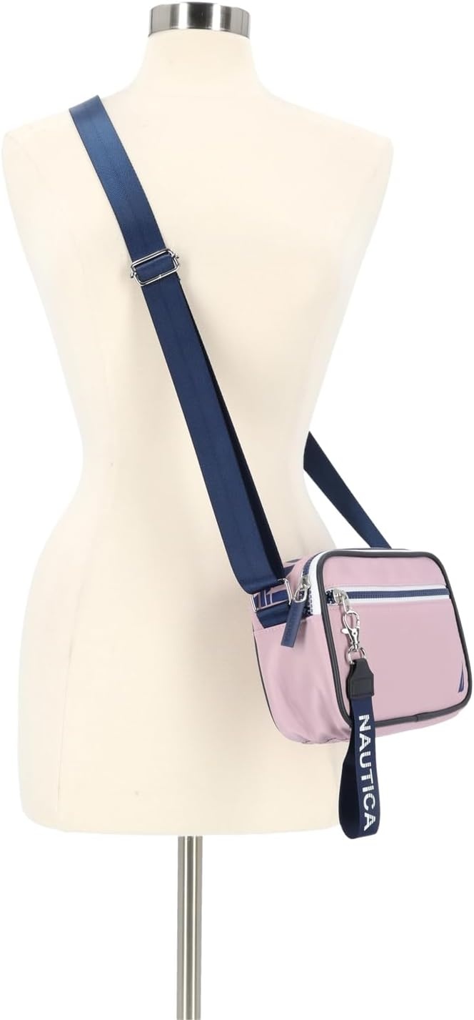 image:imageNautica Womens High Seas Camera CrossbodyLilac Rose