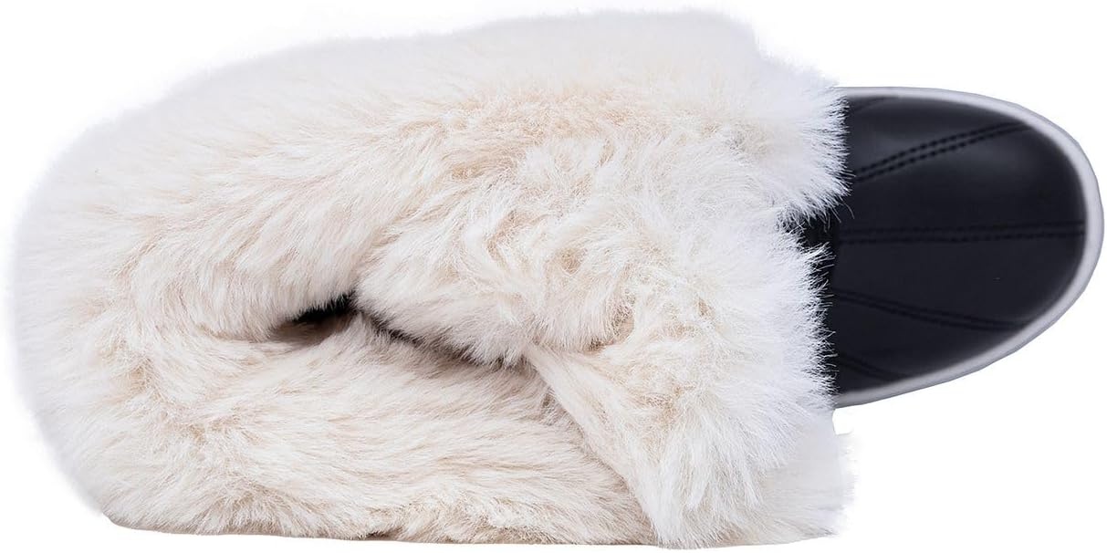 image:imageNautica Womens LaceUp Winter Snow amp Rain Boots WaterResistant Insulated Boots with Cozy Faux Fur Lining for Warmth and Comfort GlenoakBlack