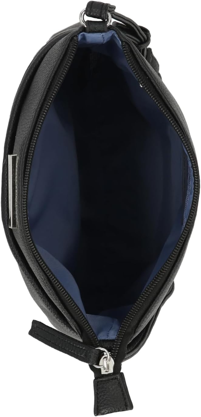 image:imageNautica Womens Lakeside Signature North South Crossbody BagLinked Black