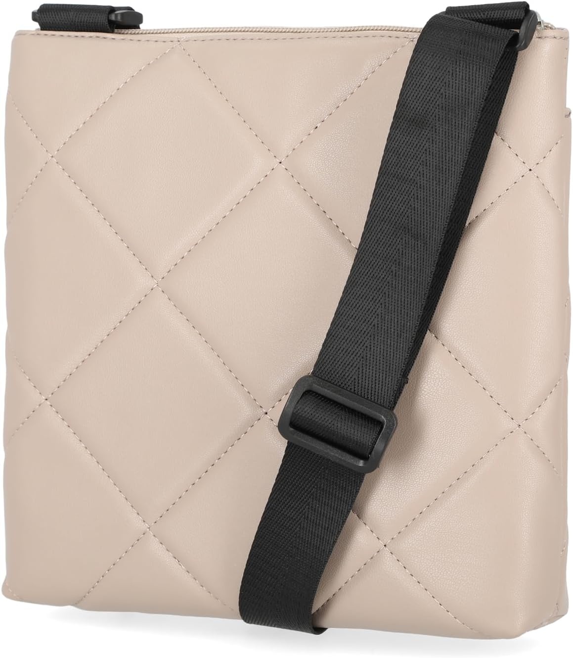 image:imageNautica Womens Lakeside Signature North South Crossbody BagMushroom Marquise Quilt