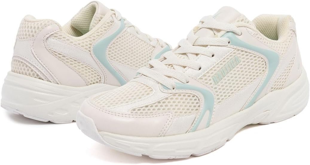 image:imageNautica Womens Lightweight Athletic Running SneakersBone Blue