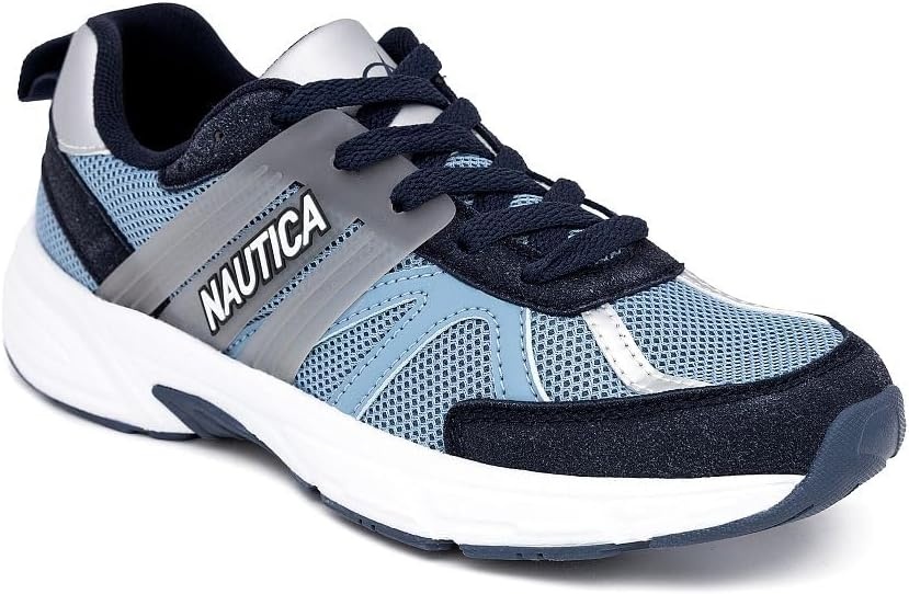 image:imageNautica Womens Lightweight Athletic Running SneakersNavy Grey