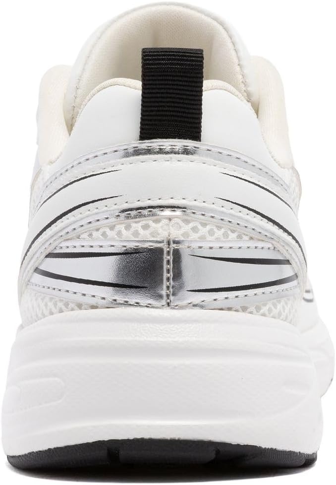 image:imageNautica Womens Lightweight Athletic Running SneakersWhite Black Silver