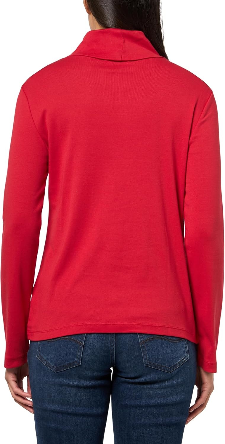 image:imageNautica Womens Long Sleeve Solid Turtleneck ShirtSamba