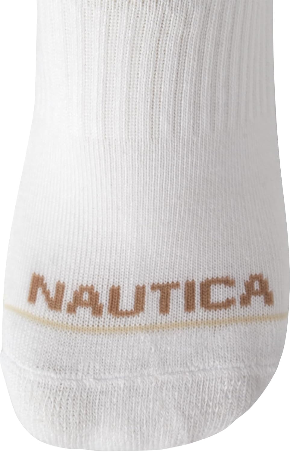 image:imageNautica Womens Low Cut Socks 12 Pack Breathable Mesh Cushioned Athletic Performance No Show Socks for WomenAll White