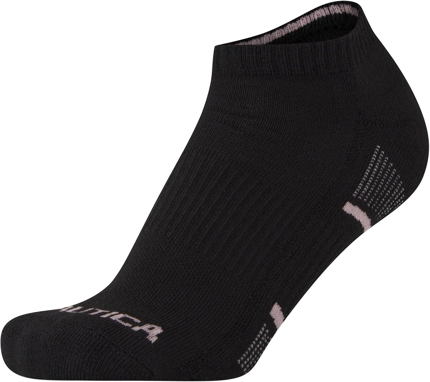 image:imageNautica Womens Low Cut Socks 12 Pack Breathable Mesh Cushioned Athletic Performance No Show Socks for WomenBlack