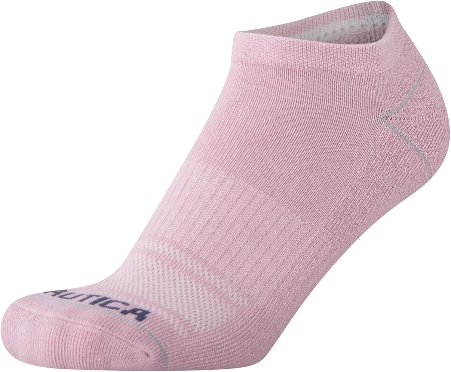 image:imageNautica Womens Low Cut Socks 12 Pack Breathable Mesh Cushioned Athletic Performance No Show Socks for WomenOatmealHeather Grey Assorted