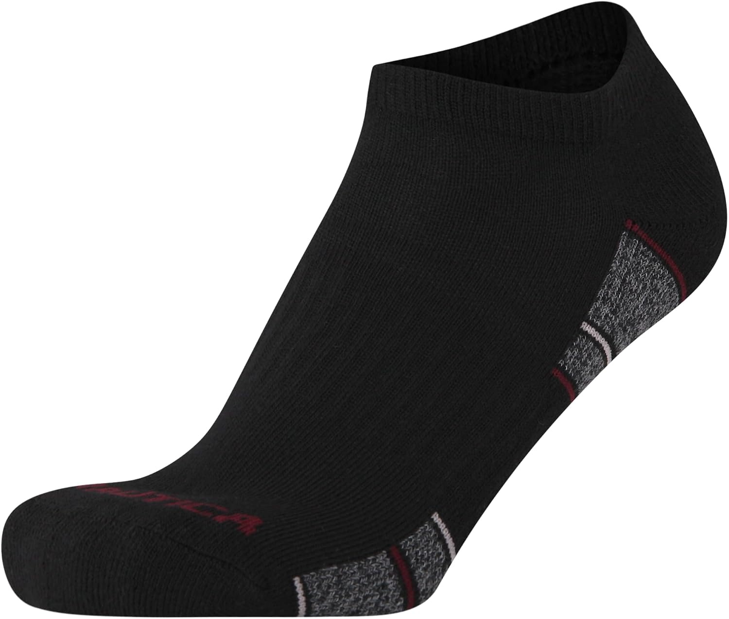 image:imageNautica Womens Low Cut Socks 12 Pack Breathable Mesh Cushioned Athletic Performance No Show Socks for WomenSolid Black