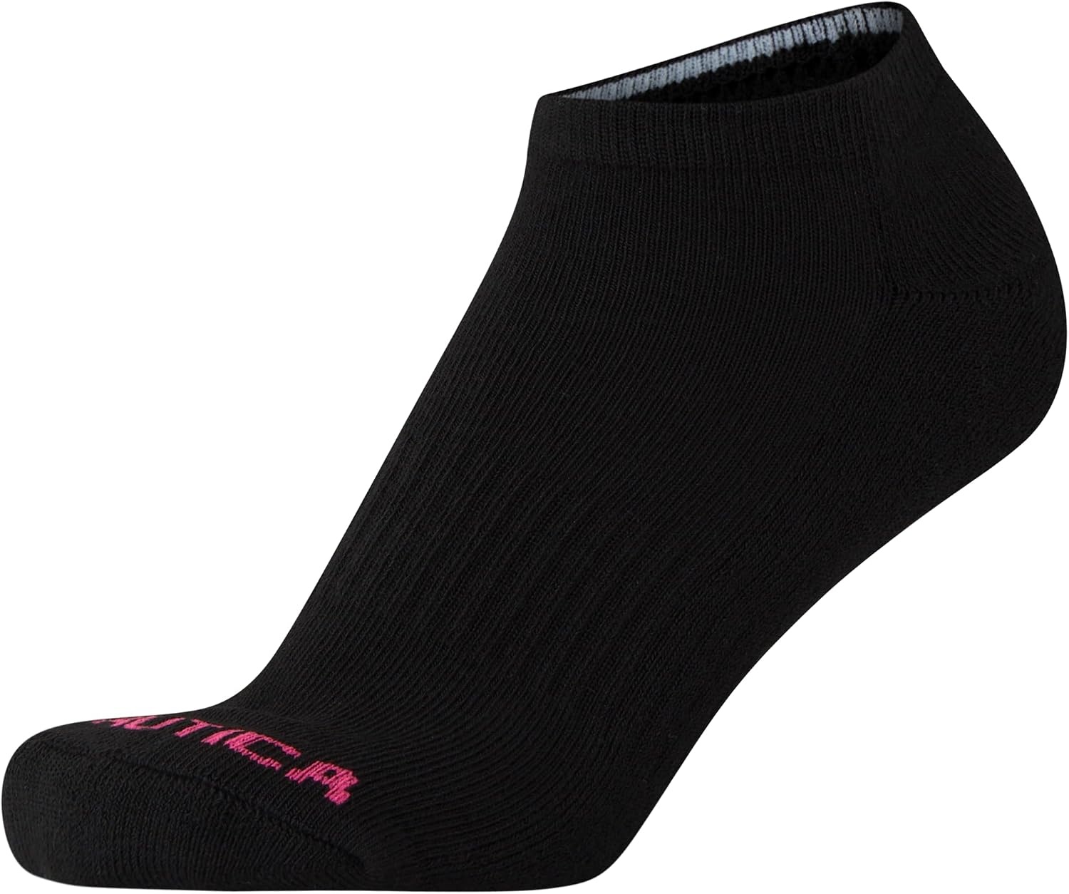 image:imageNautica Womens Low Cut Socks 12 Pack Moisture Wicking Cushioned Athletic No Show Socks for WomenArgyle Black