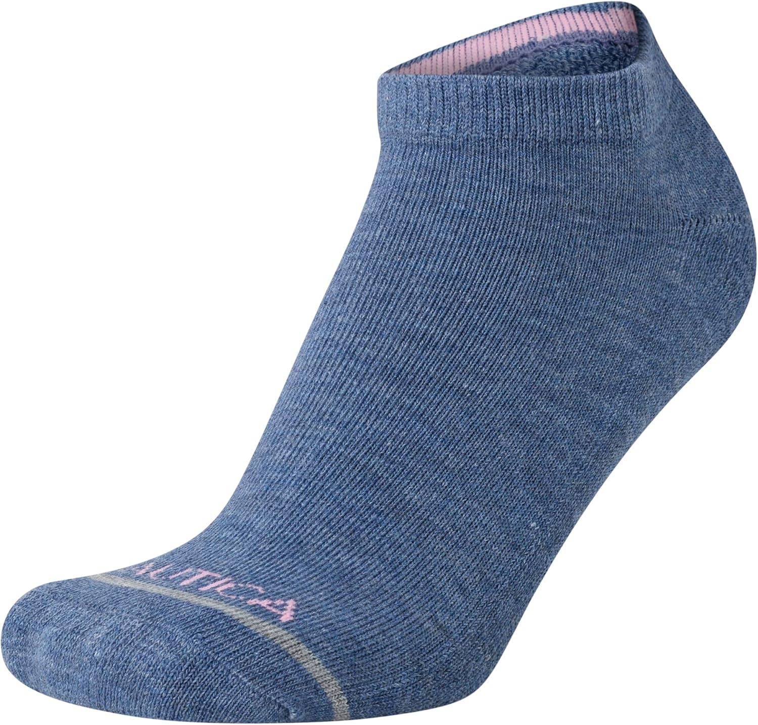 image:imageNautica Womens Low Cut Socks 12 Pack Moisture Wicking Cushioned Athletic No Show Socks for WomenPink Assorted