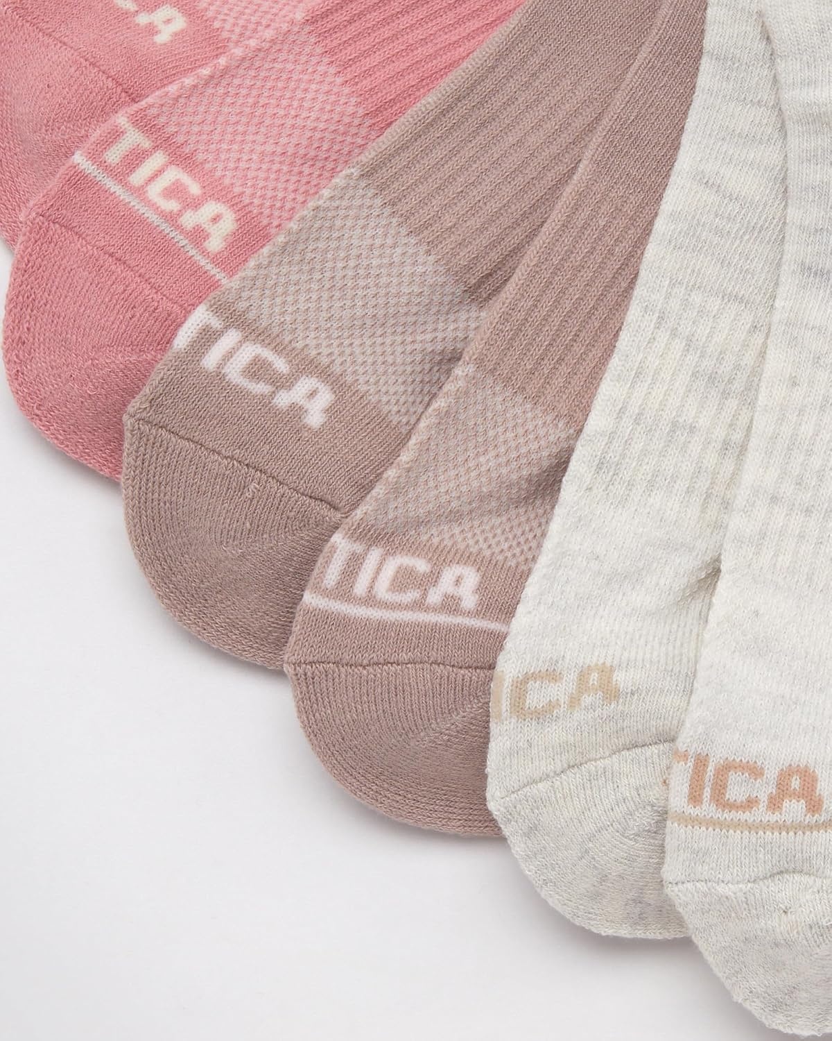 image:imageNautica Womens Low Cut Socks 12 Pack Moisture Wicking Cushioned Athletic No Show Socks for WomenTan Collection